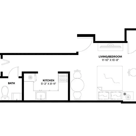 Apartment Furnished 1278 Hells Kitchen New York