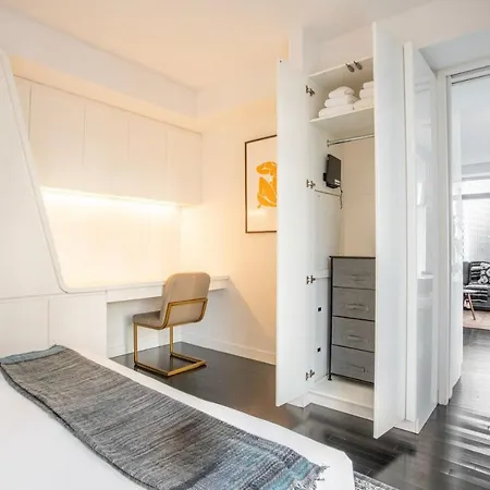 Financial District 1br W Wd Gym Elevator Nyc-1361 Apartment New York