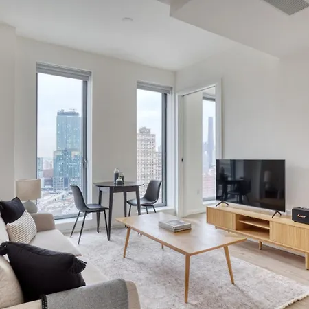 Clinton Hill 1br W Wd Gym Pool Nr Bam Nyc-972 * New York