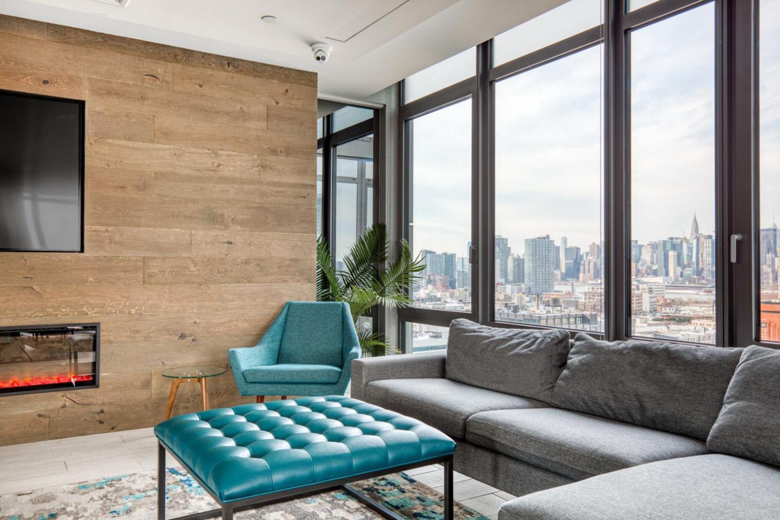 Appartement Lic 2br W Gym Dm Elevator Private Balcony Nyc-769 *