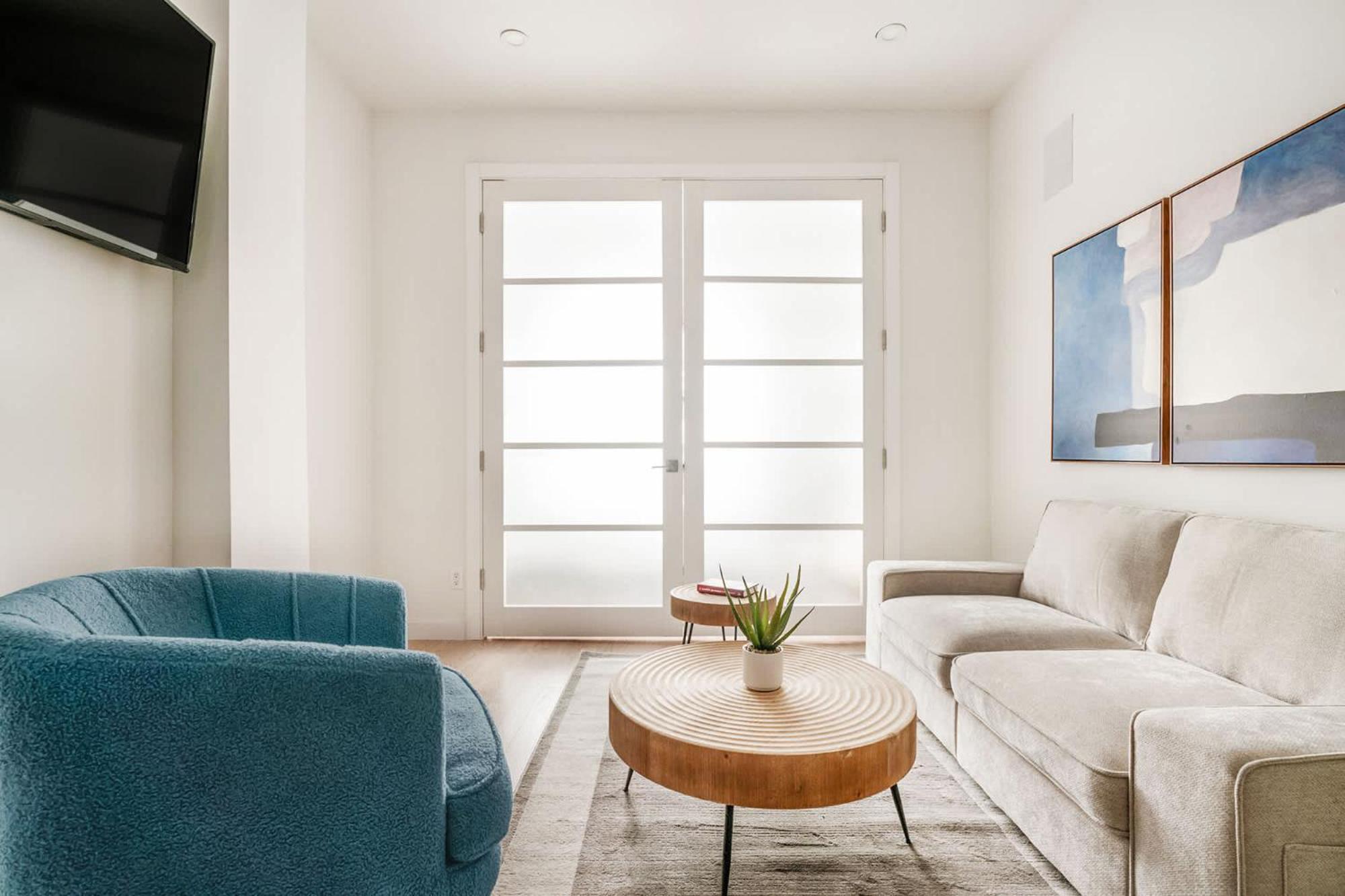 317-1b Sleek Modern 1br Union Square Wd In Unit New York