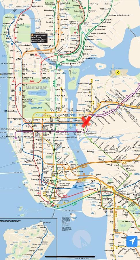 Séjour chez l'habitant Bedroom 10 Mins To Times Square! And Is First Floor *