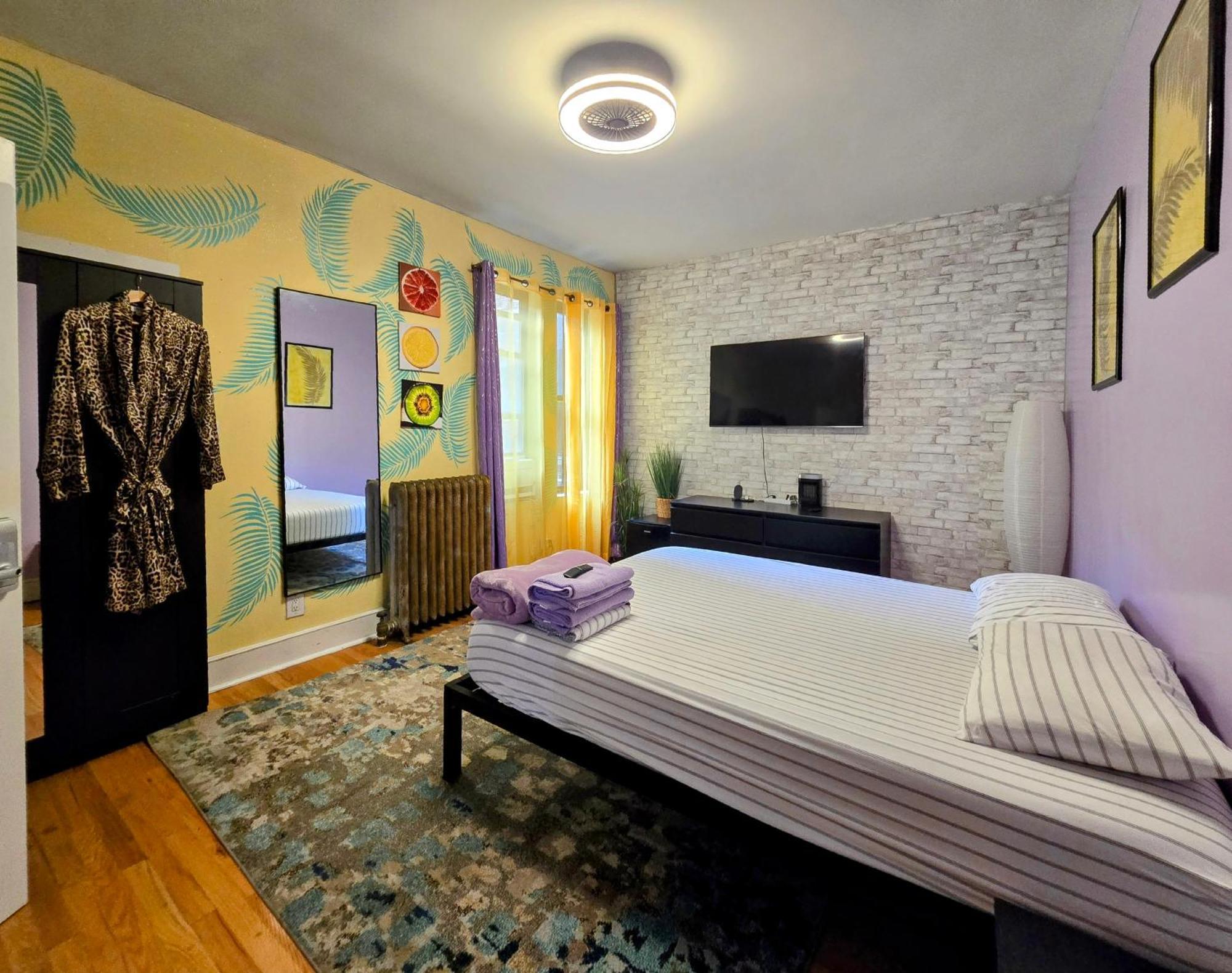 Apartment Modern Xl Queen Comfort & Character In Harlem