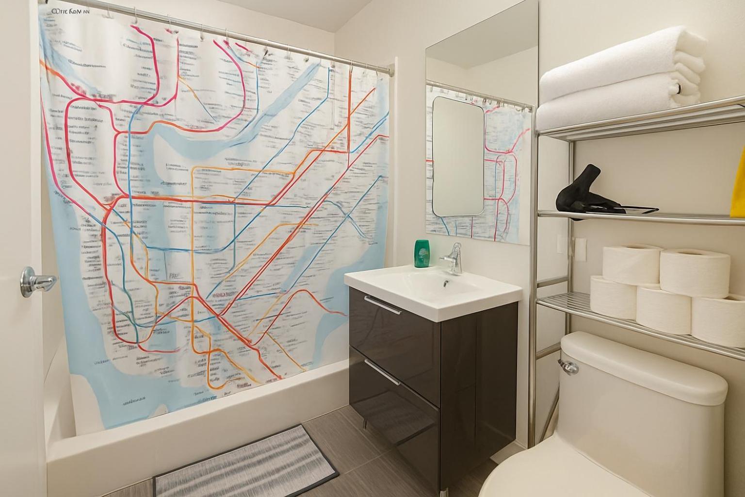 Modern With Private Bathroom And Kitchen Apartment *