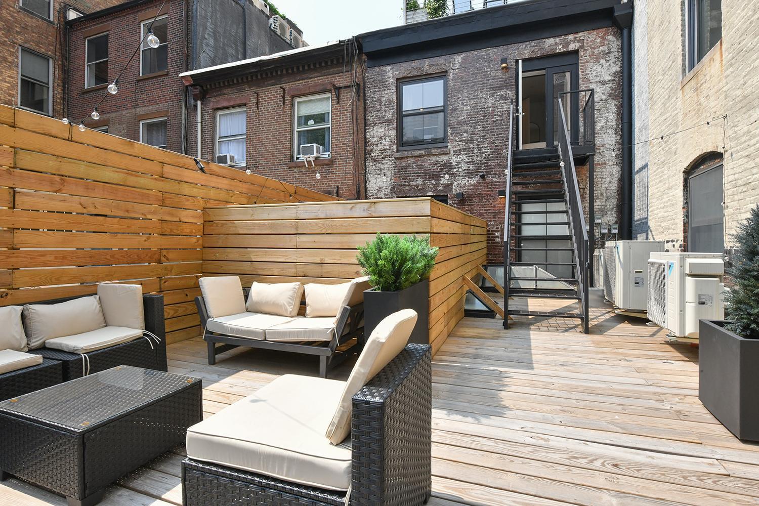 Appartement Boho Rustic Escape With Masssive Terrace In Midtown New York