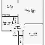 1br Walk To Park And Columbia Apartment
