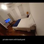 Spacious Bedroom For 2 With Private Backyard In A Share Apartment