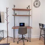 Industrial Style Brooklyn Retreat W Balcony