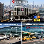 Great Location With Parking, 10 Min To Lga & Subway Homestay *
