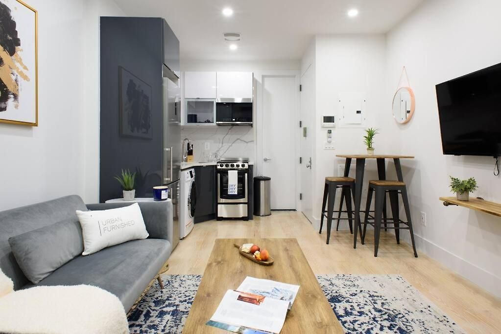 78-2d New Furnished 1br Wd Walk To Park Apartment