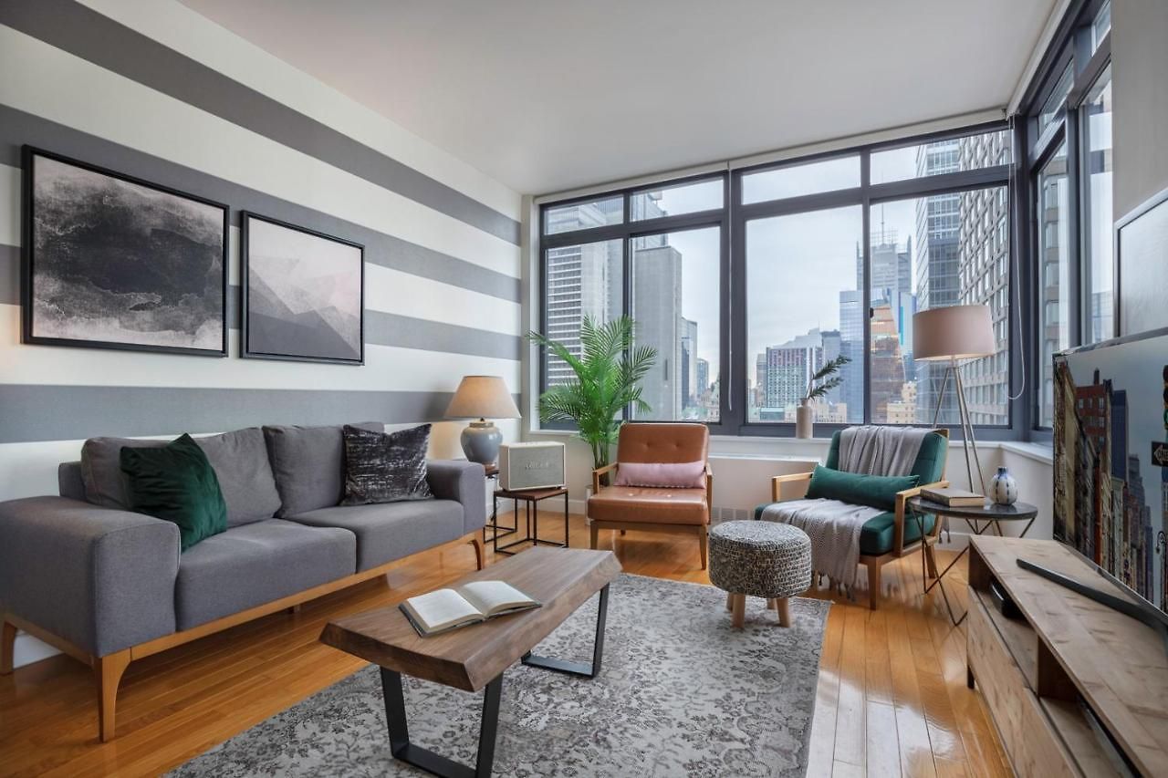Modern Bright Times Sq 1br W Indoor Pool Nyc-8 * New York