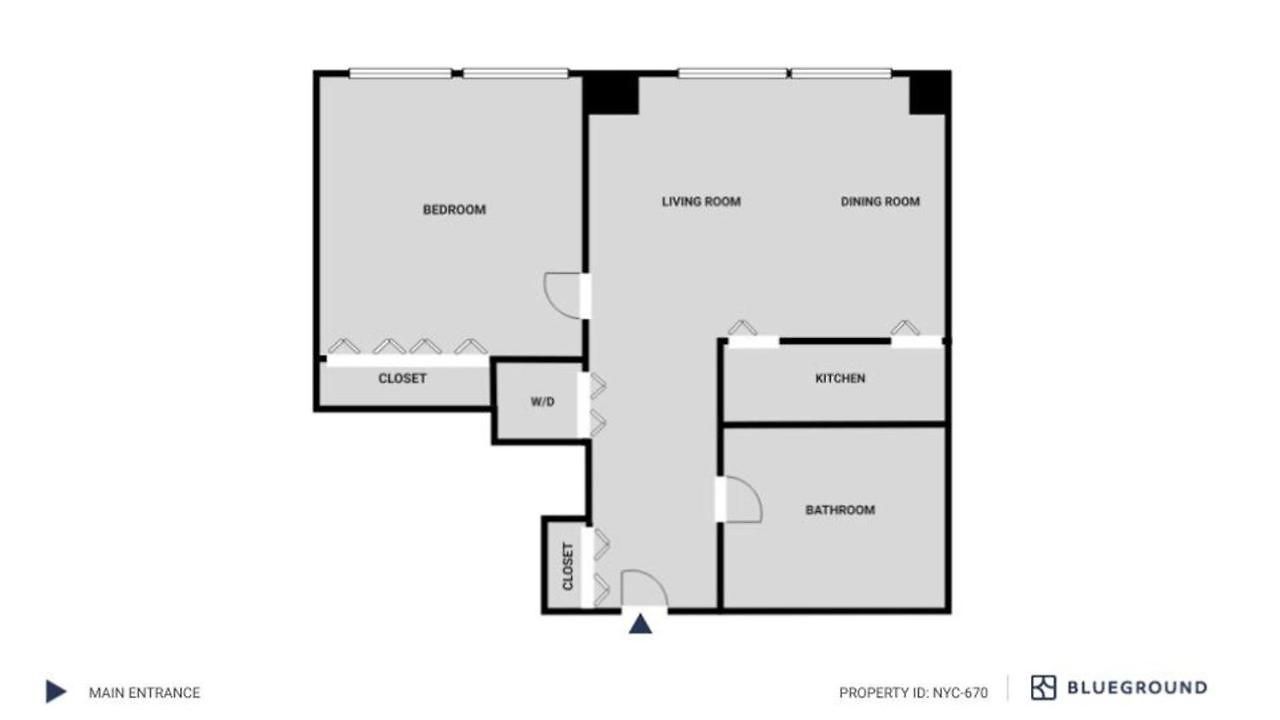 Apartment Midtown 1br W Gym Wd Across From Rock Center Nyc-670 *