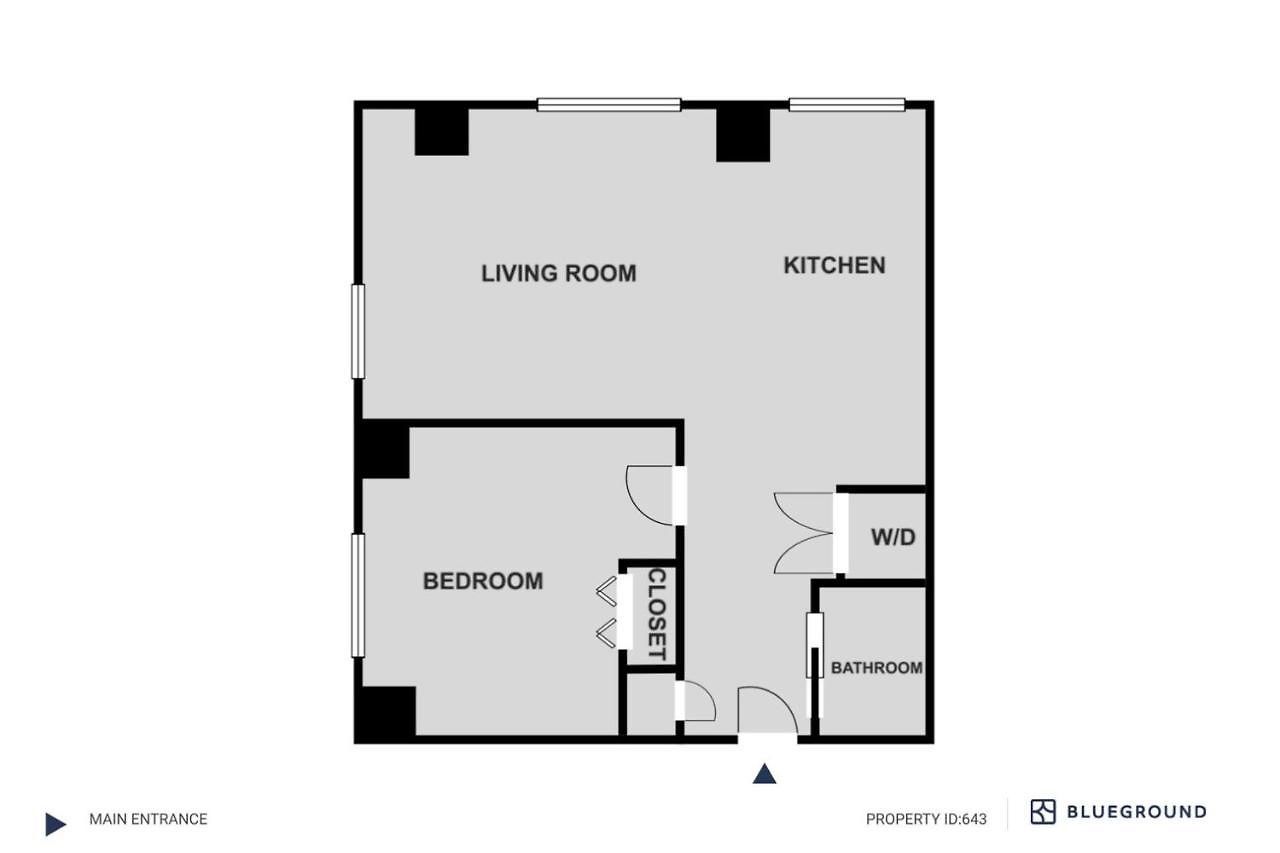 Tasteful Midtown W 1br W Gym Nr Times Sq Nyc-643 Apartment New York