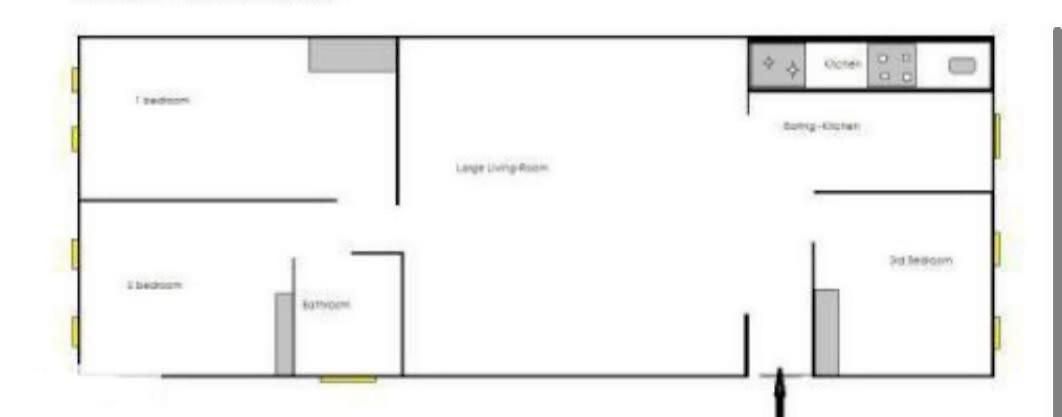 39-3 Newly Renovated 3 Bedroom Prime Midtown Sleeps 6 Apartment *
