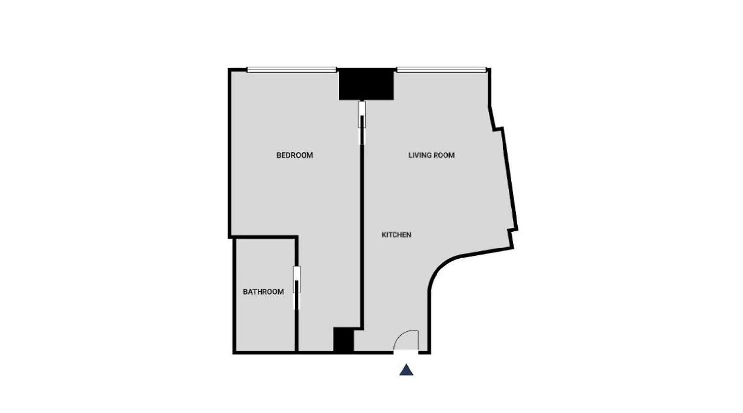 Apartment Financial District 1br W Wd Gym Elevator Nyc-1360 *