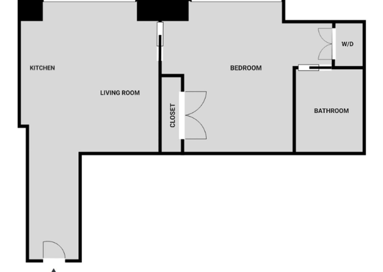 Financial District 1br W Wd Gym Elevator Nyc-1370 New York
