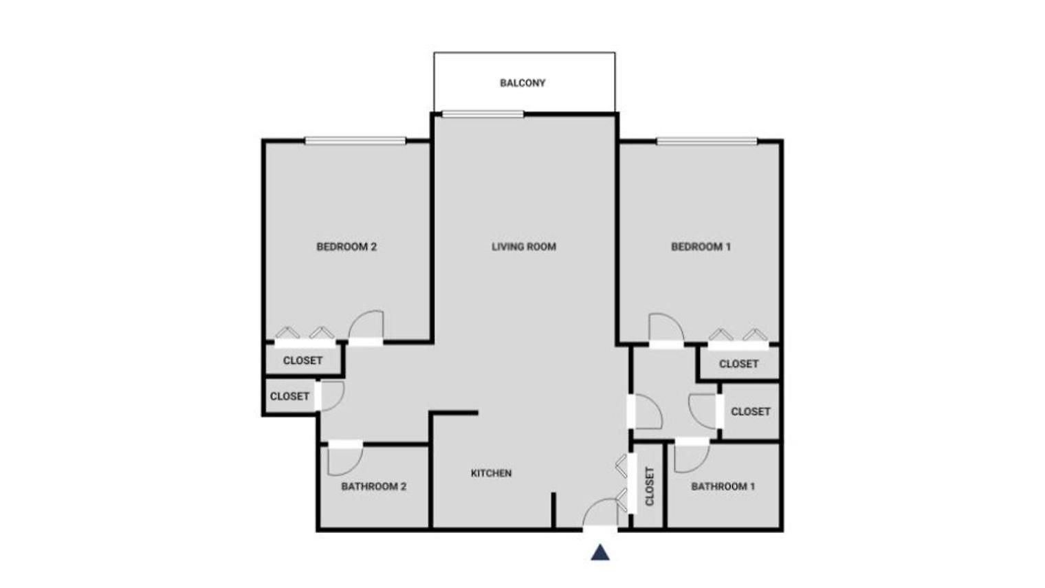 Apartment Midtown 2br W Gym Wd Nr Times Square Nyc-1348 New York
