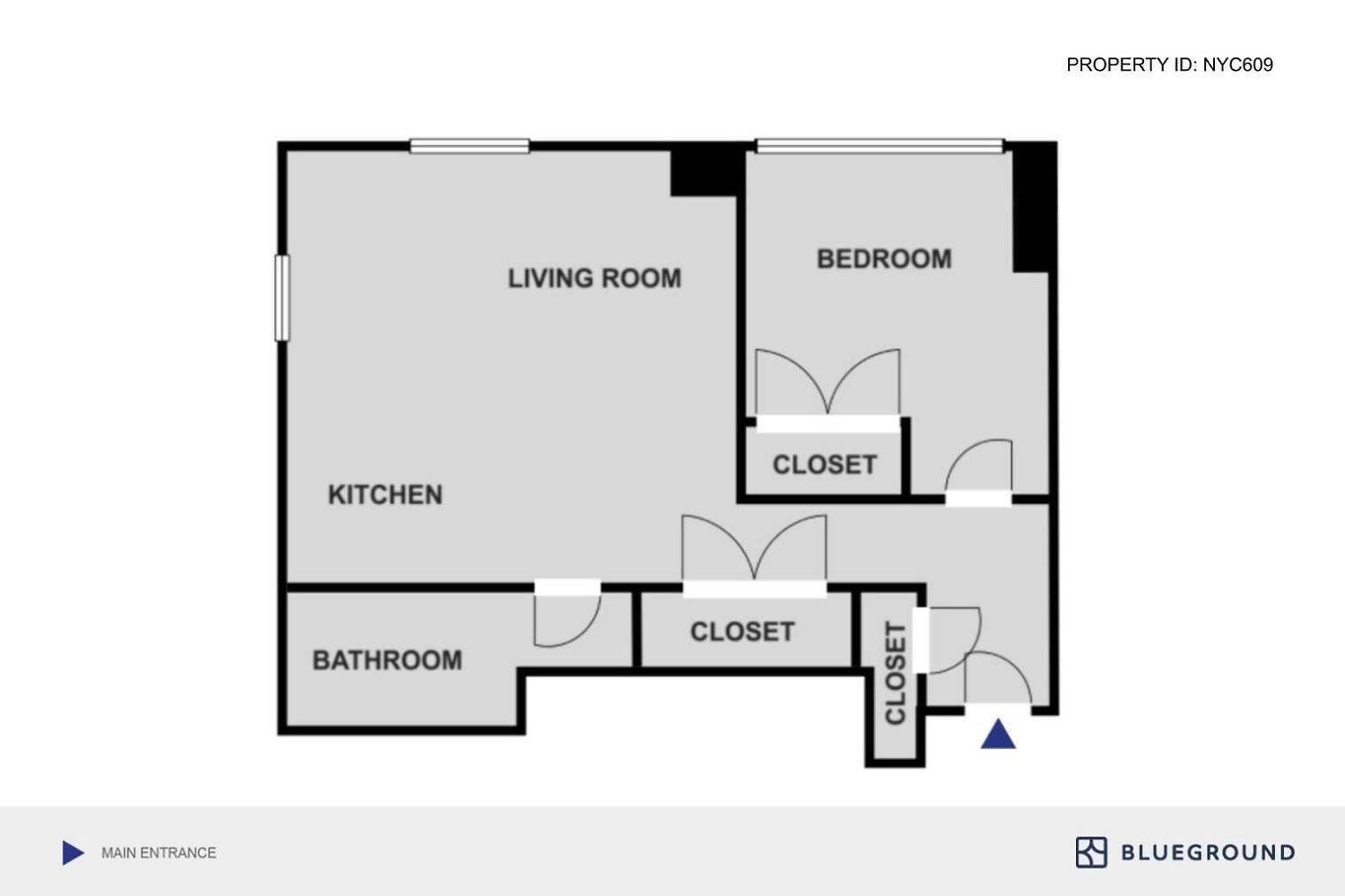 Apartment Chelsea 1br W Doorman Elevator Nr High Line Nyc-609