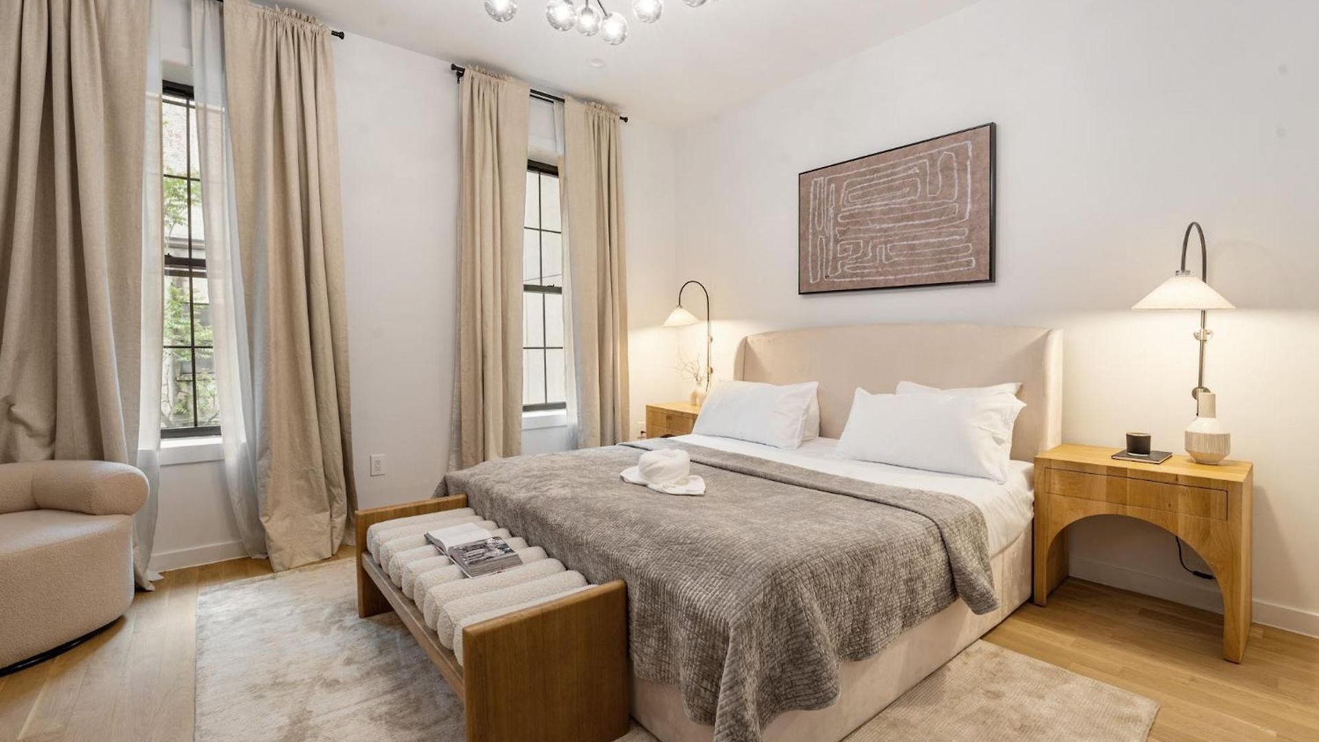 Apartment Luxurious Harlem With Modern Amenities, Outdoor Patio! New York