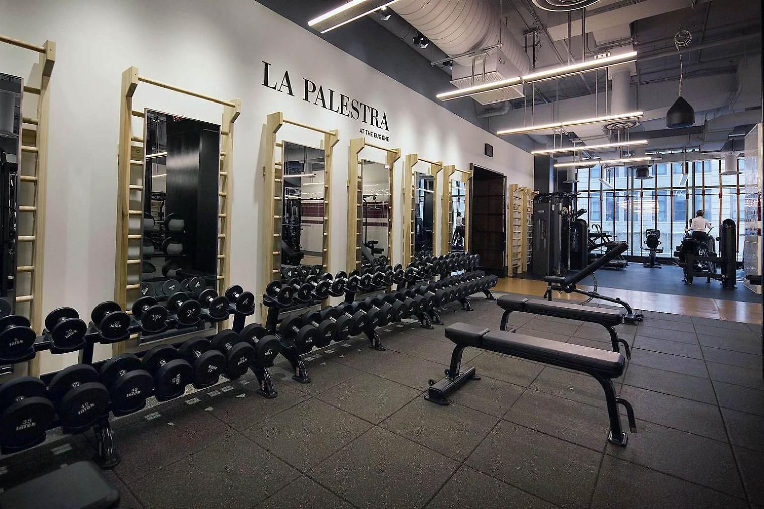 Apartment Blueground Hudson Yards Gym Rock Arcade Nyc-1453 *