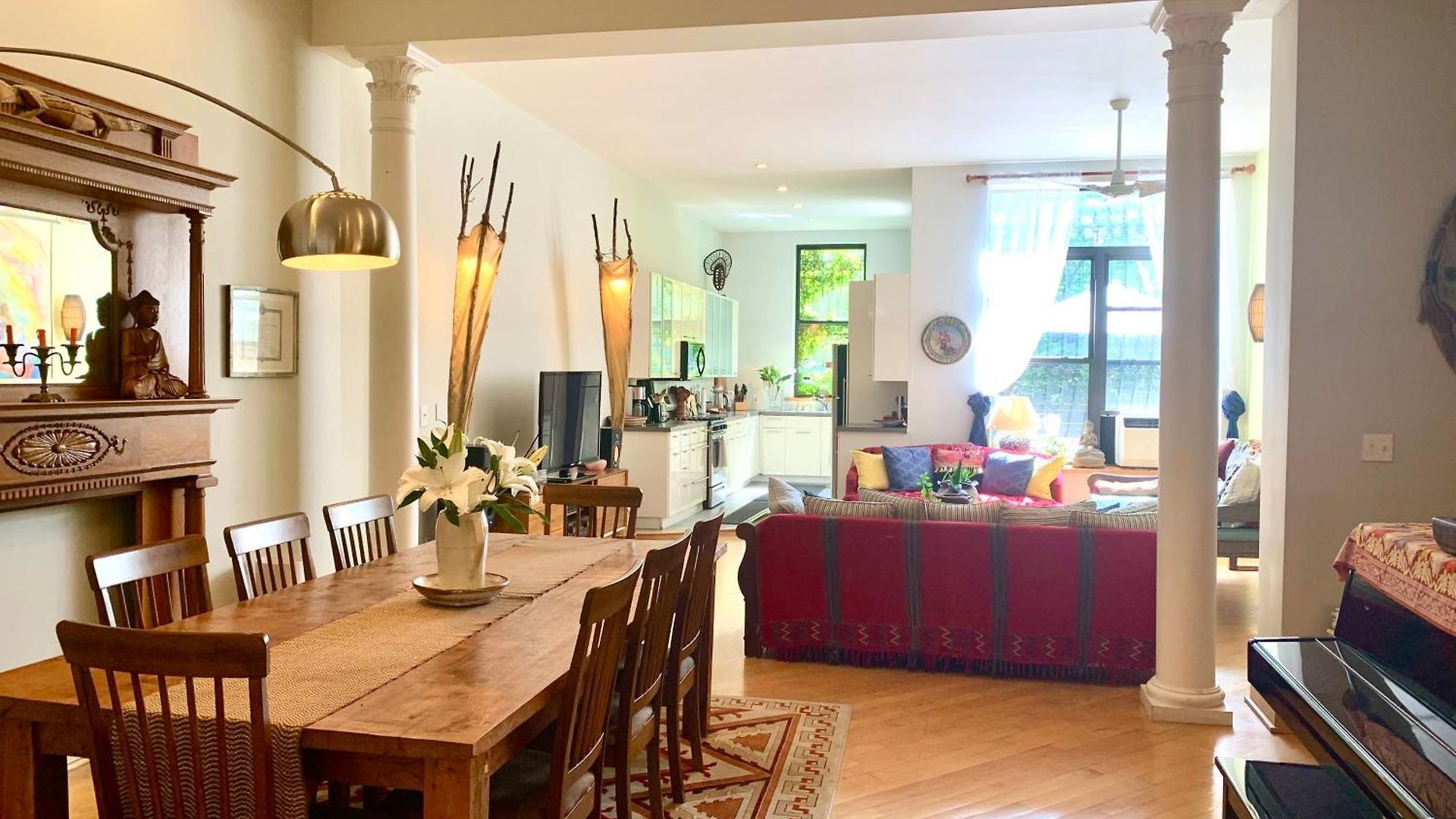 2 Bedrooms With One Private Bathroom In Lovely New York