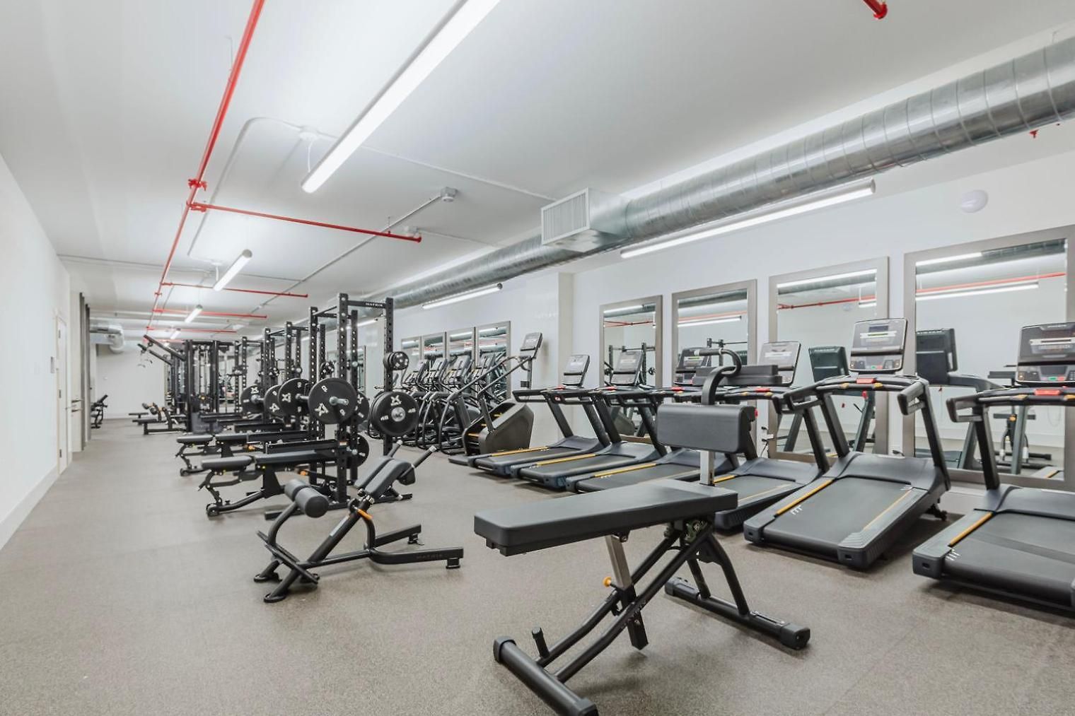 Blueground Jersey Rooftop Gym Lounge Nyc-1578 Apartment New York