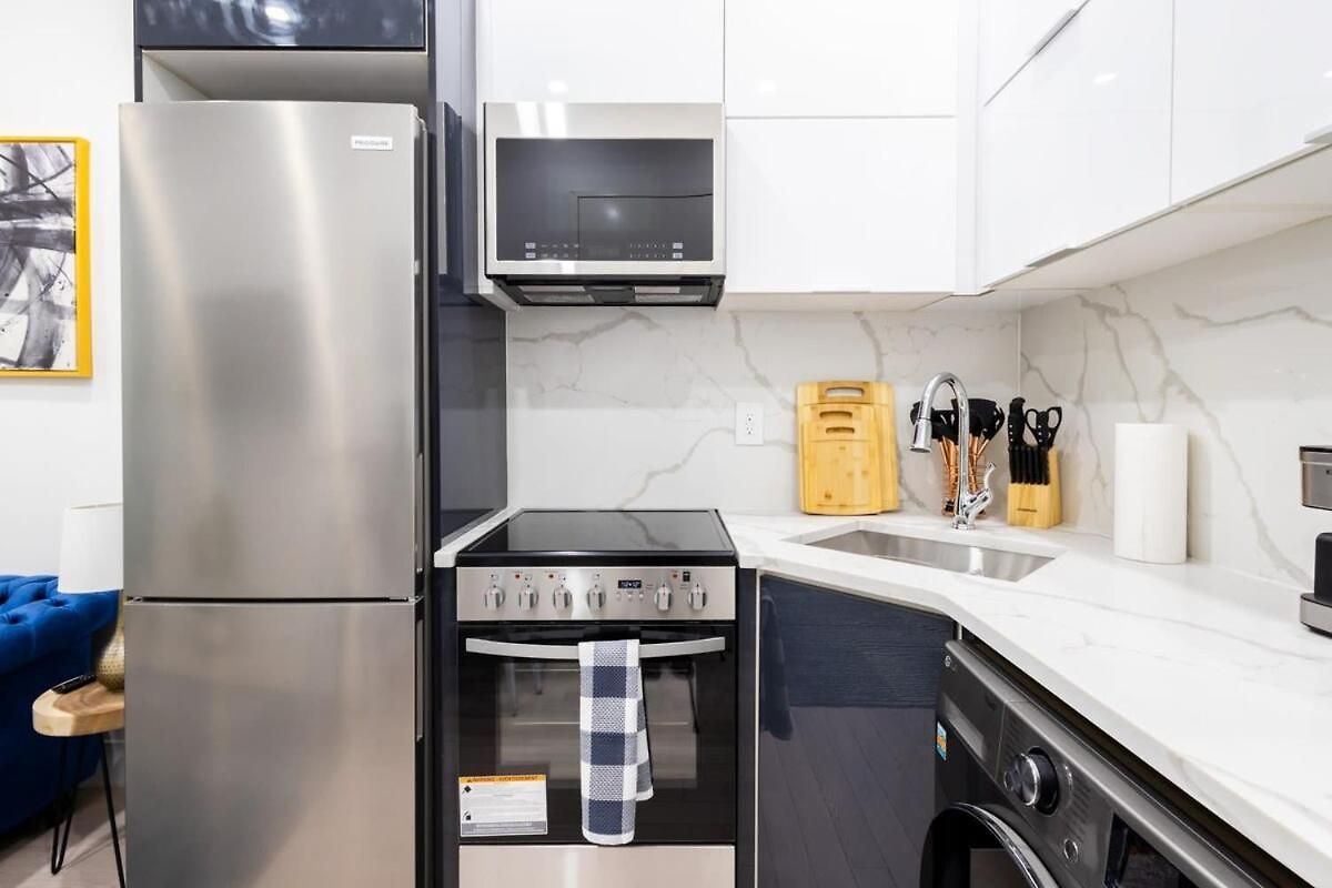 317-1an - New Modern 1br W&d Walk To Park Apartment New York