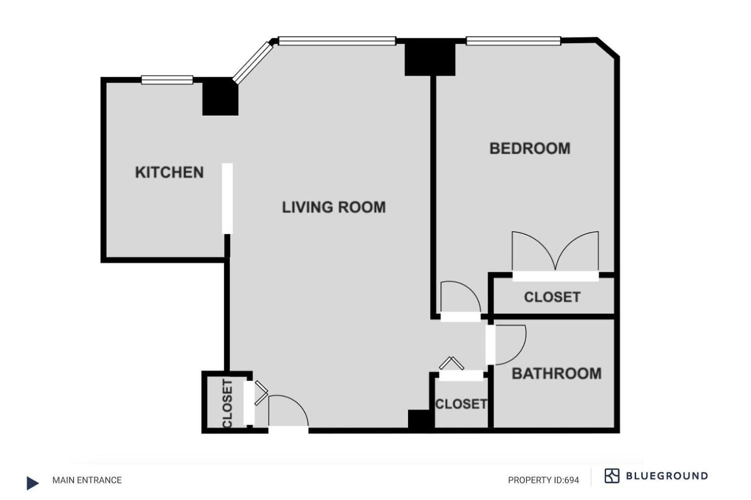 Blueground Murray Hill Fitness Center Nr Metlife Nyc-694 Apartment New York