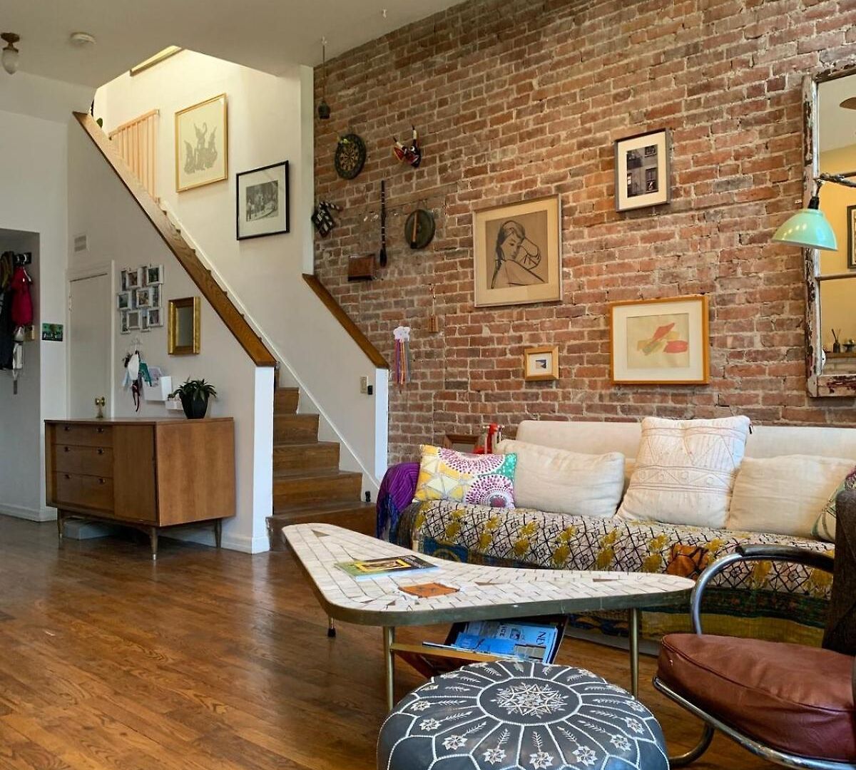 Airy Brownstone Penthouse Duplex Near Park Apartment