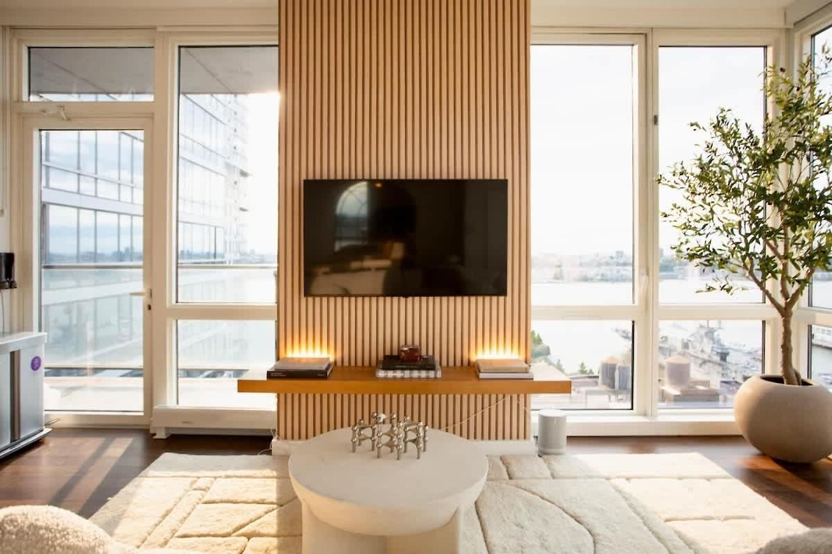 Apartment Modern Designer Stunning Hudson Views Corner Unit