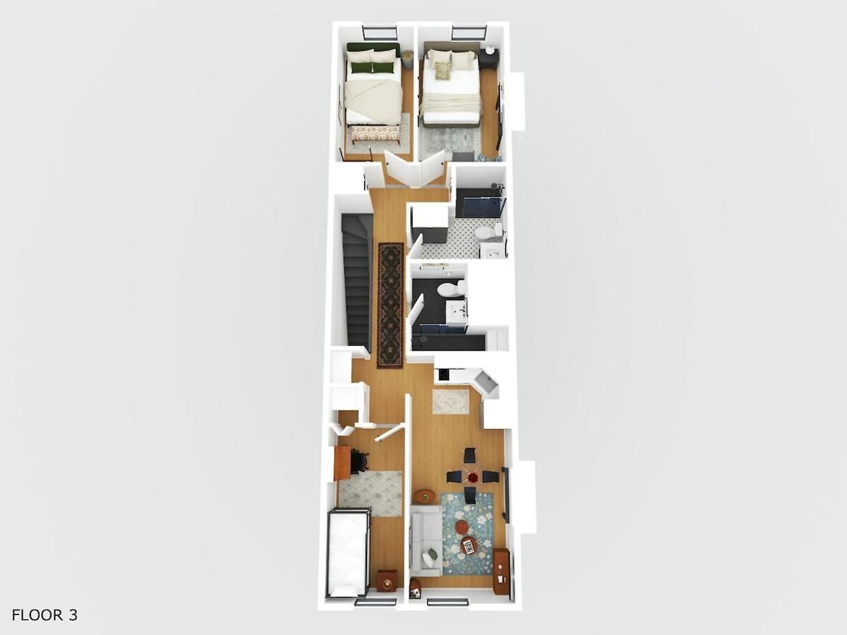 Apartment 3br Brownstone Near Subway & Columbia Uni New York