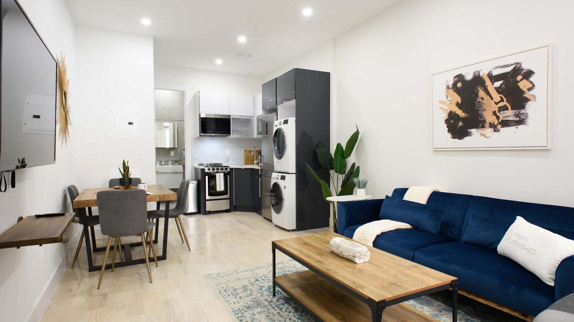 78-1a New Modern 1br W&d Walk To Park Apartment