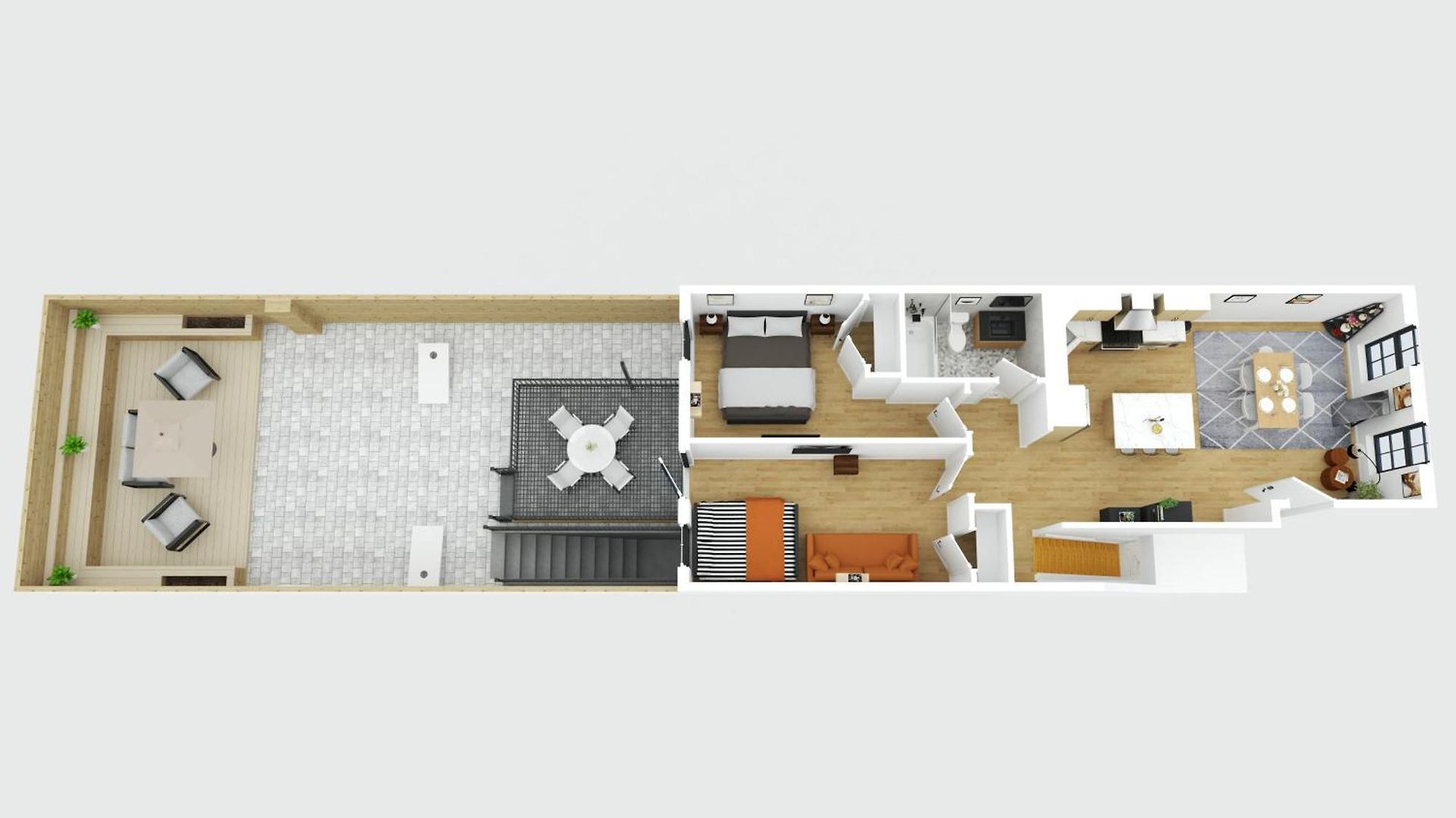 Modern 2br Basement Brooklyn And Backyard Apartment *