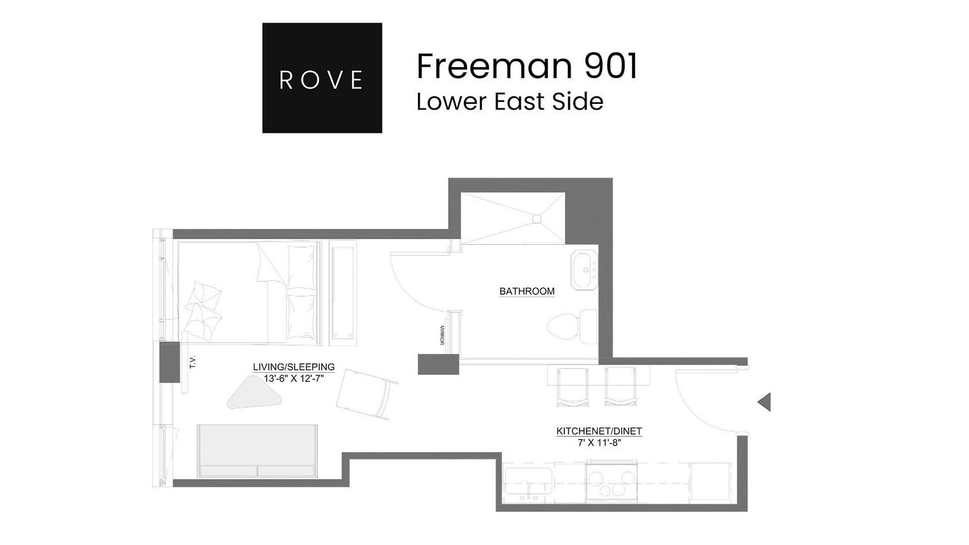 Freeman 901 By Rove Travel - With Shared Amenities *