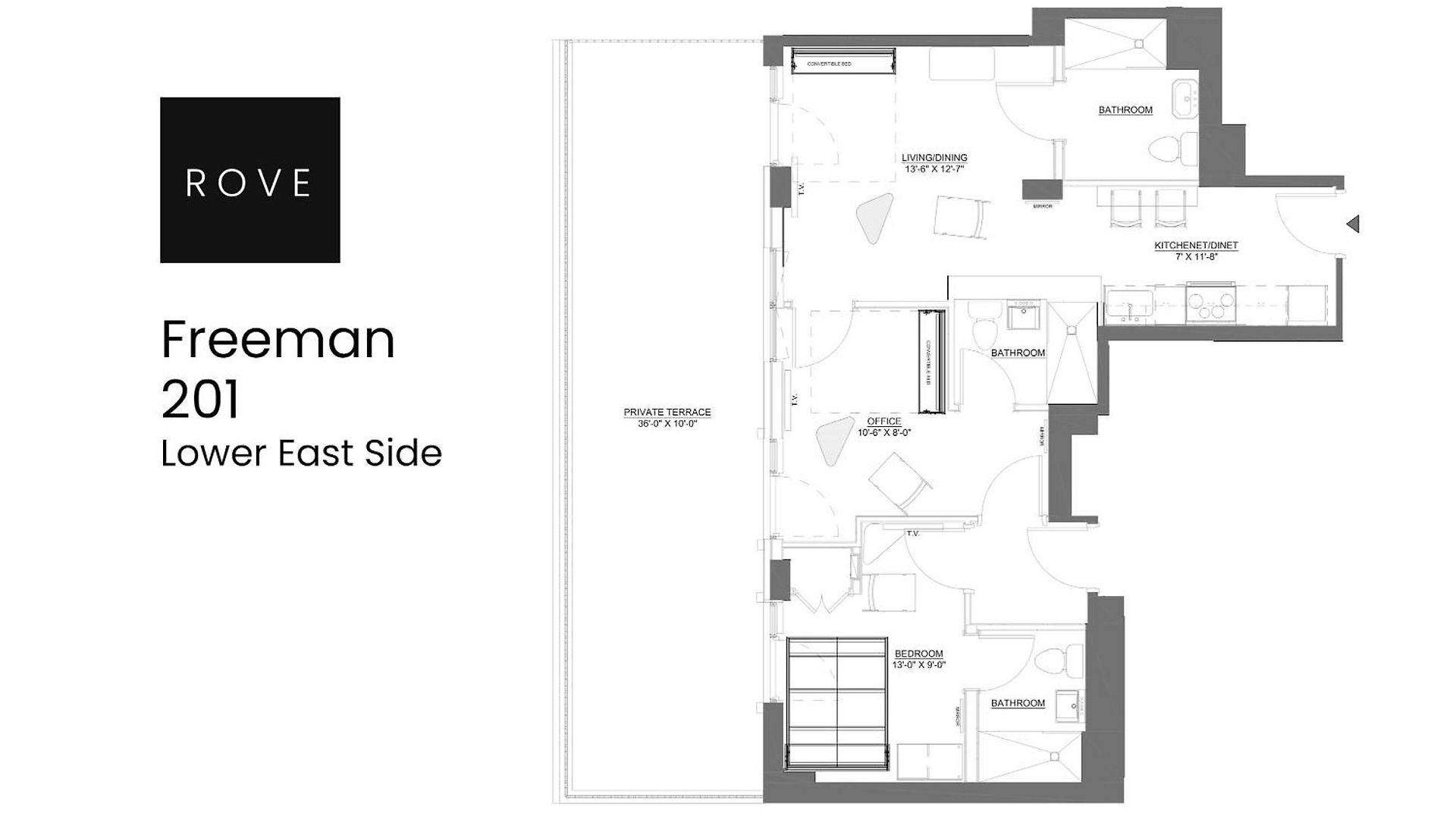 Freeman 201 By Rove Travel - 2br With Shared Amenities Holiday home