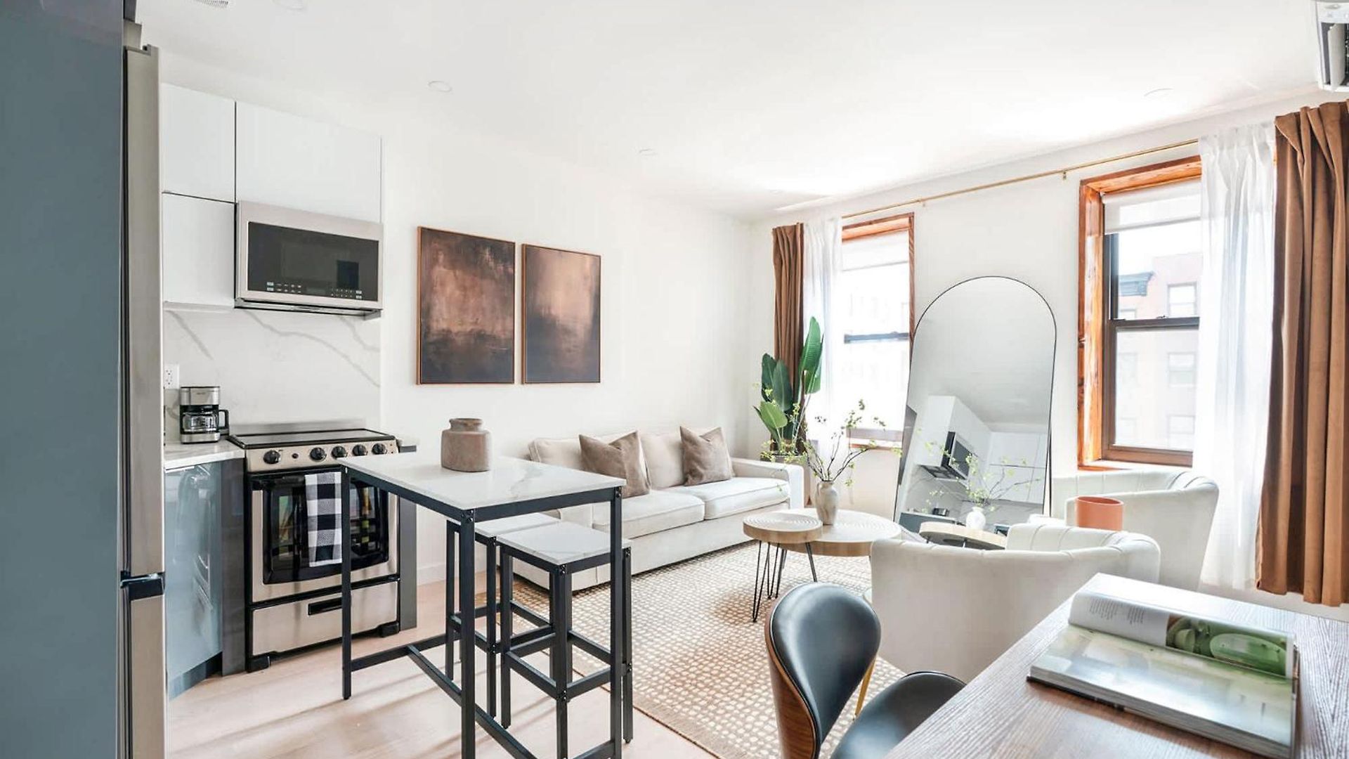 319-3a Xl New Modern 1br Union Square Wd In Unit Apartment *