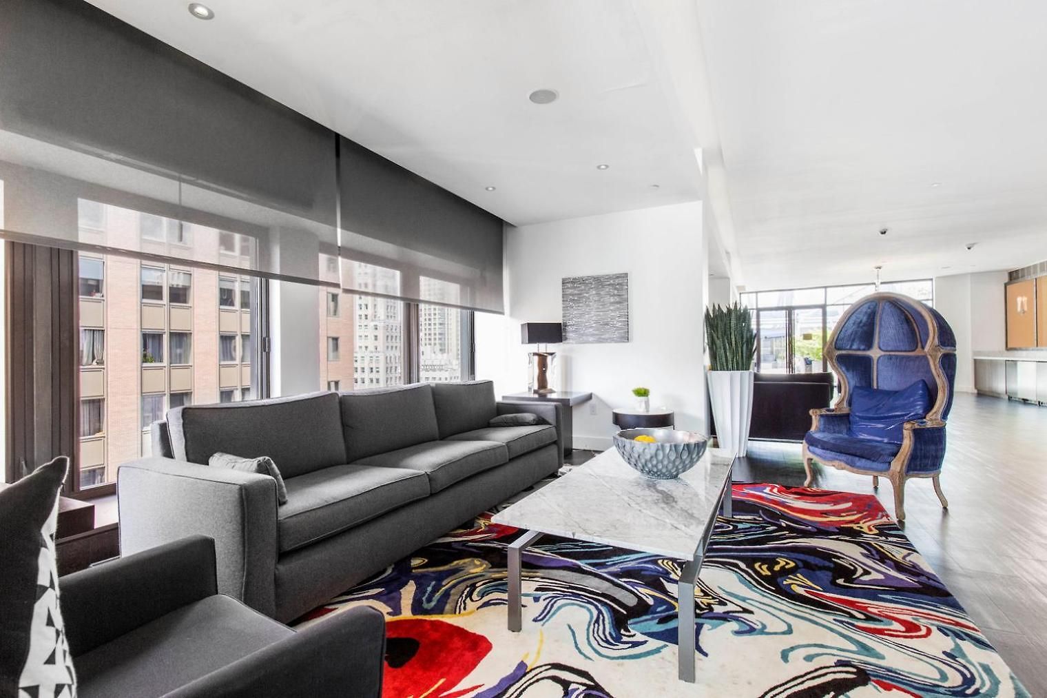 Apartment Sleek Modern Fidi 1br In Luxury Building Nyc-206 New York