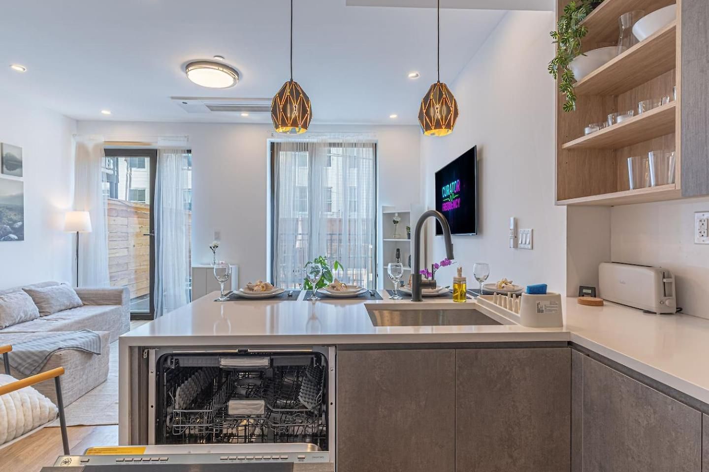 Aparthotel Spacious&renovated Duplex Brooklynbackyard&wd