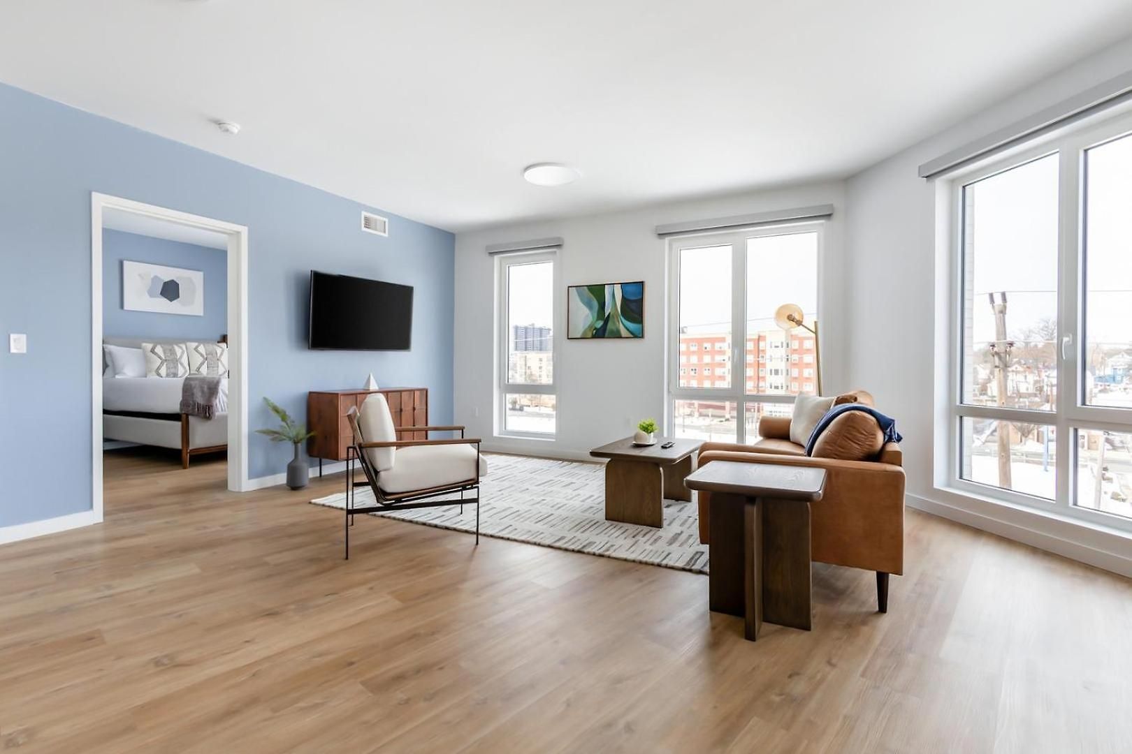 Apartment Landing Modern 2Bd Rooftop Lounge Gym *