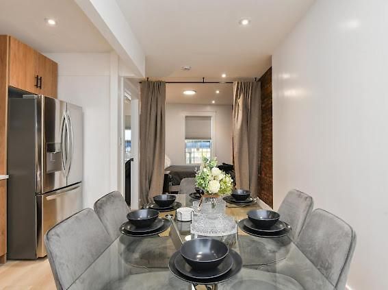 Aparthotel Modern Chic 3br-heart Of Fidi Seaport