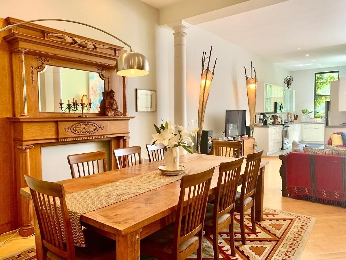 Lovely Brownstone In W Harlem 4 Bdr 3 Bath Garden Holiday home *