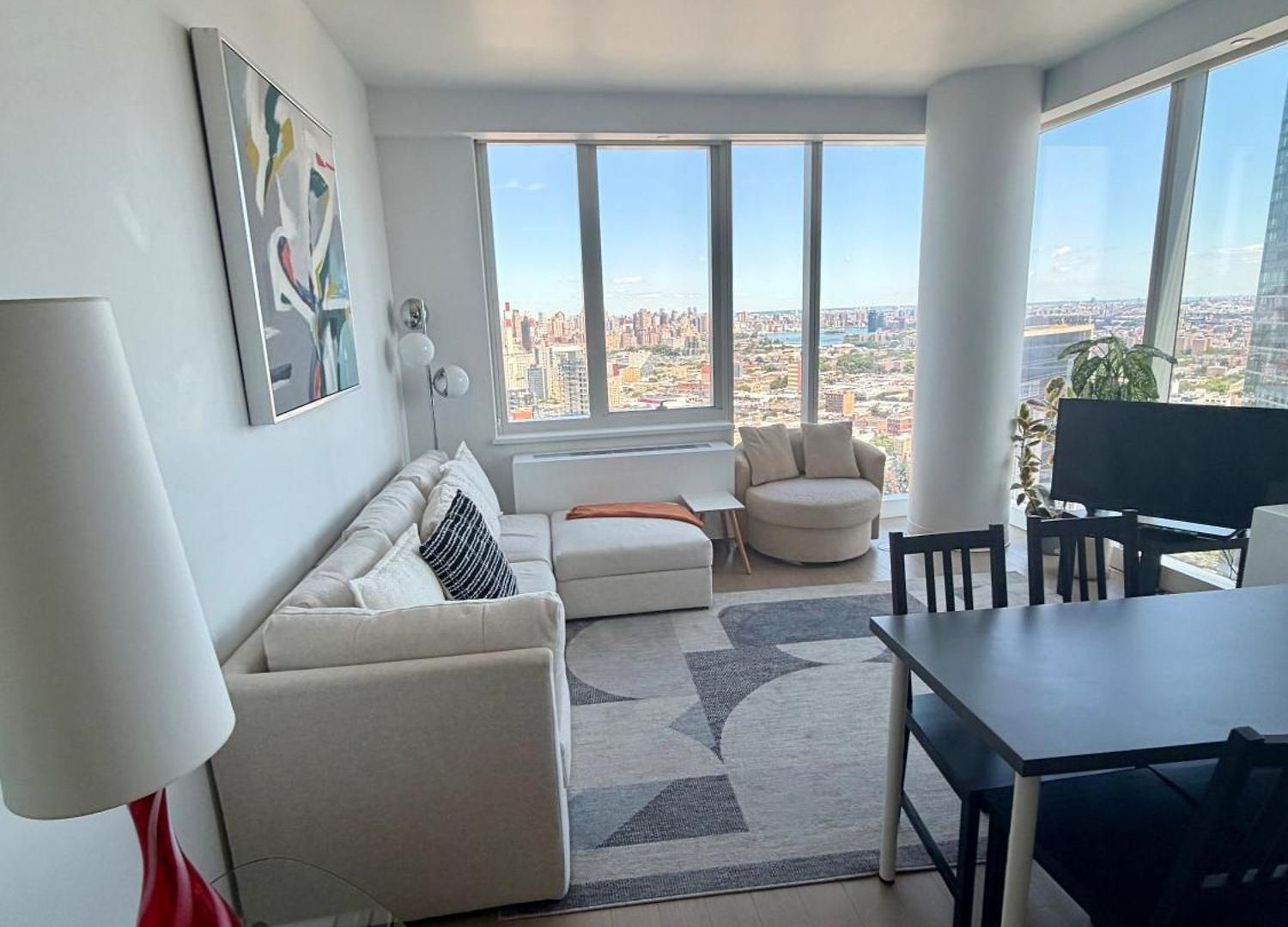 Apartment High Floor Luxury Corner 2br2ba Stunning Panoramic Views 1 Stop To Midtown Manhattan *