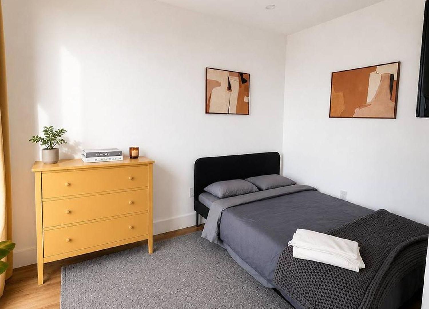 Stylish 1bd With Balcony&washer Near Train Apartment
