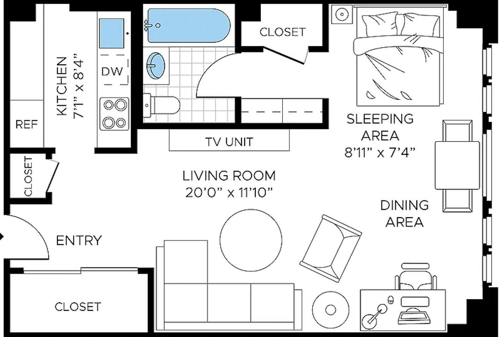 Spacious And Beautiful At Park West! * New York