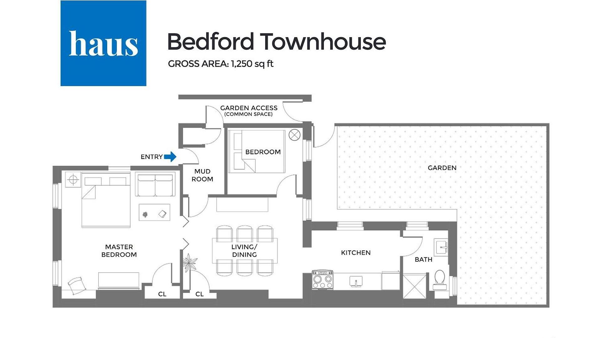 Bedford I By Stayhaus 1br With Private Garden Apartment *