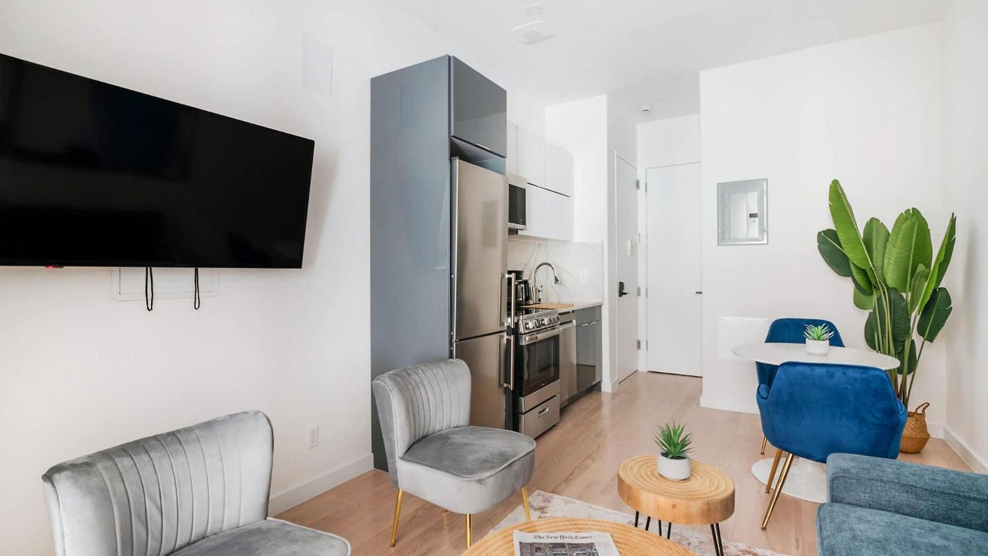 14-b Sleek Modern 1br W Outdoor Space Union Square Wd In Unit * New York