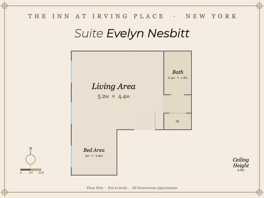 Evelyn Nesbitt The At Irving Place Apartment *