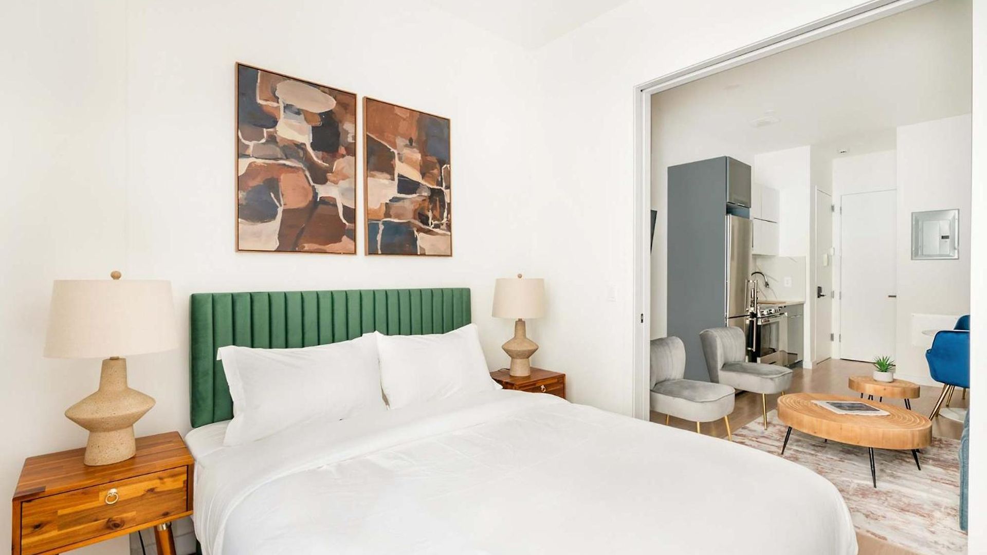 14-b Sleek Modern 1br W Outdoor Space Union Square Wd In Unit *