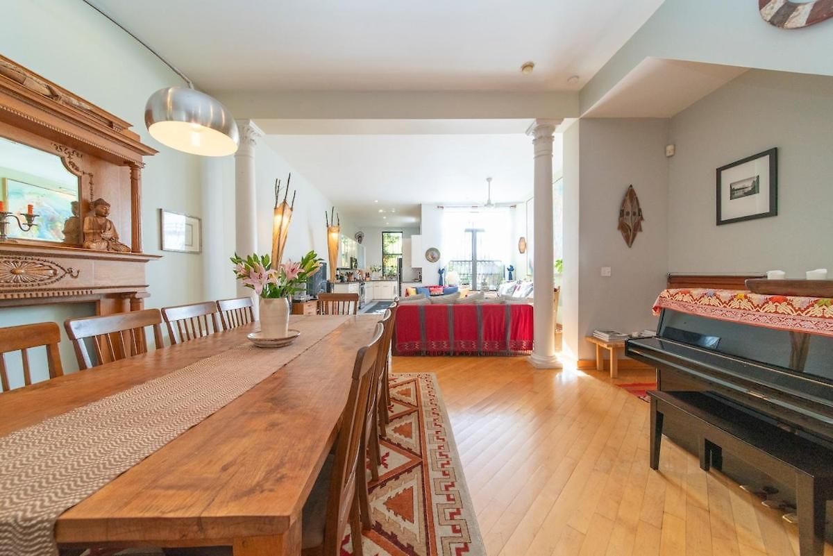 Lovely Brownstone In W Harlem 4 Bdr 3 Bath Deck Garden * New York