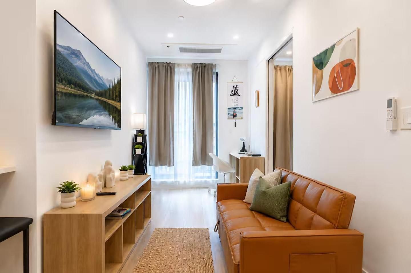 Cozy With Balcony&washer Close To Train *